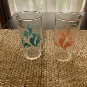 Rare Flamingo vintage glasses